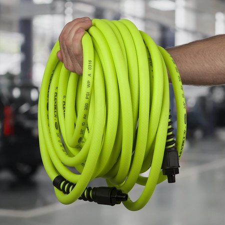 Flexzilla Pro Air Hose, 1/4" x 25, 1/4" MNPT Fitt HFZP1425YW2